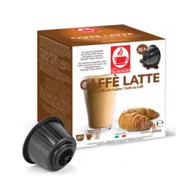 Caffe Latte Bonini 16 capsules de café pour Dolce Gusto