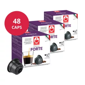   Forte Bonini 3x16 capsules de café pour Dolce Gusto (48 capsules)