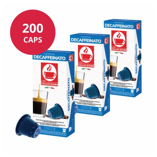 Décaféiné 200 capsules pour Nespresso