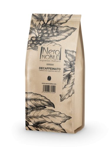 Décaféiné café torréfié en grain Nero Nobile 1kg