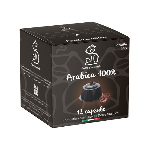 Corcovado 100% Arabica 12 capsules de café pour Dolce Gusto