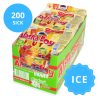 Glace à l'eau saveur Fruits (5 saveurs) Alaska Boy 20x50ml x 10 bâtonnets (200 bâtonnets)