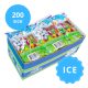 Glace à l'eau Mister Cool (5 saveurs) 20x 50ml x10 bâtonnets (200 bâtonnets)
