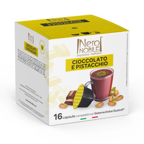 Chocolat chaud à la pistache 16 capsules pour Dolce Gusto