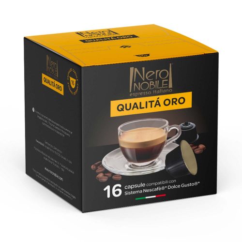 Qualita Oro 16 capsules de café pour Dolce Gusto