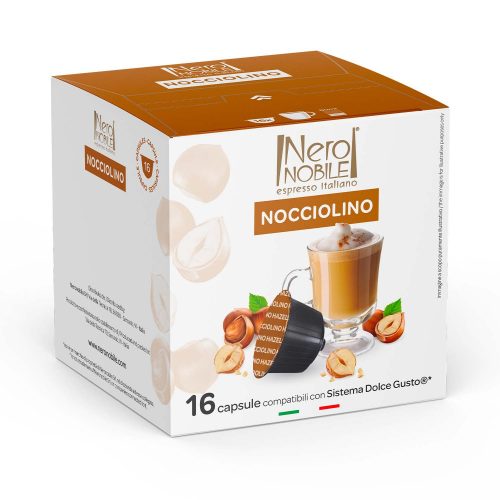 Nocciolino Crème de noisettes 16 capsules pour Dolce Gusto