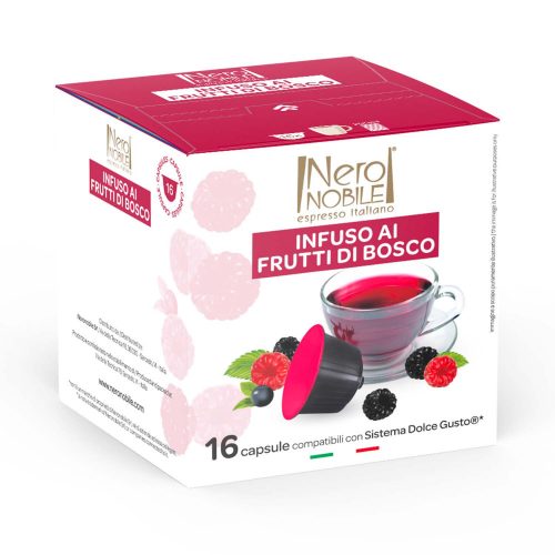 Infusion Fruits des bois 16 capsules pour Dolce Gusto