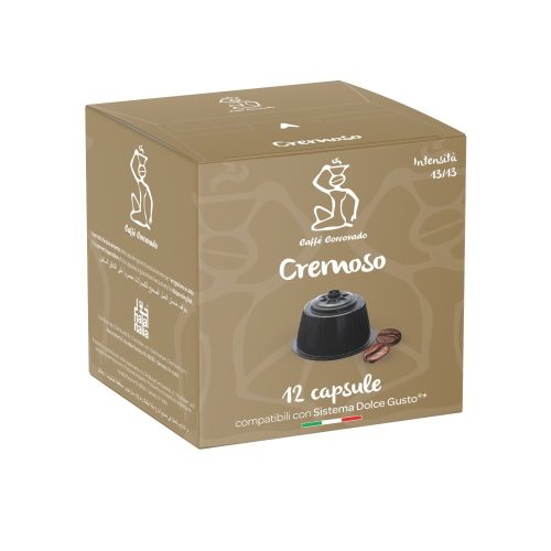 Cremoso Corcovado 12 capsules de café pour Dolce Gusto