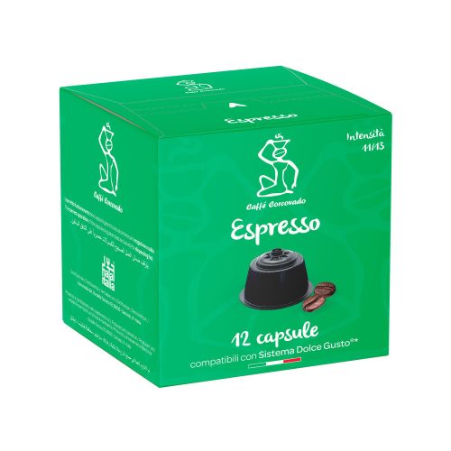 Espresso Corcovado 12 capsules de café pour Dolce Gusto