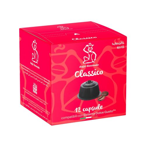 Corcovado Classico 12 capsules de café pour Dolce Gusto