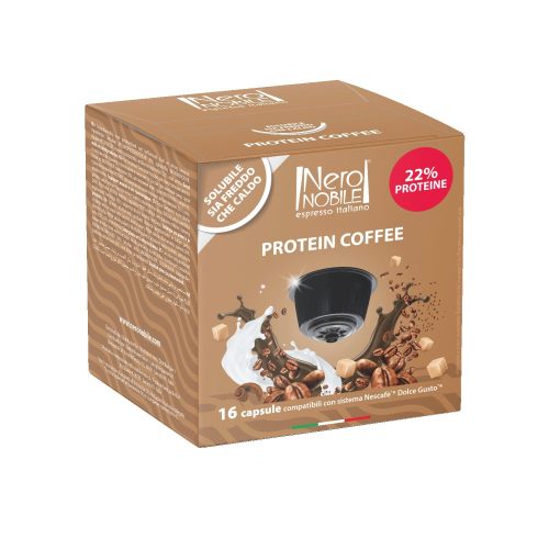 Café protéiné (22%) 16 capsules pour Dolce Gusto