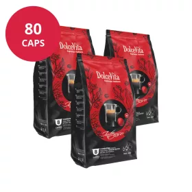 Intenso 80 capsules pour Dolce Gusto