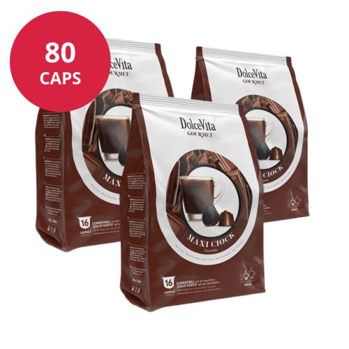 Cioccolatte - Chocolat chaud 80 capsules pour Dolce Gusto