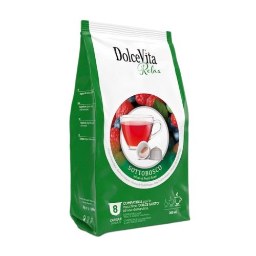 Infusion aux fruits des bois Dolce Vita 8 capsules pour Dolce Gusto