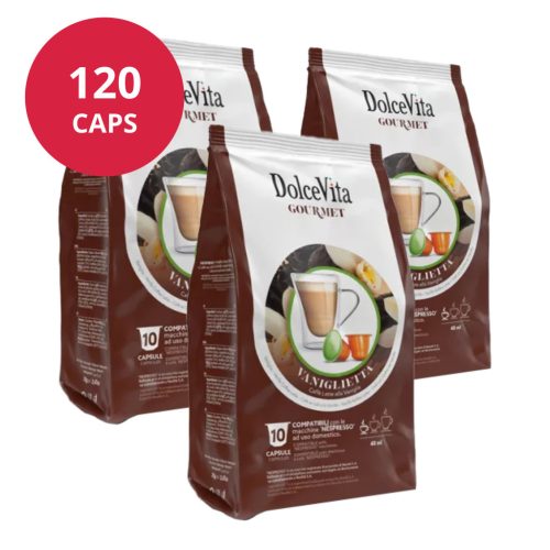 Cappuccino Vanille 120 capsules pour Nespresso