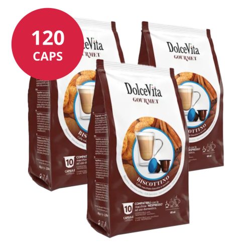 Cappuccino Spéculoos 120 capsules pour Nespresso