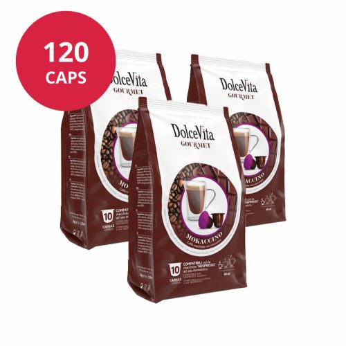 Cappuccino Chocolat Dolce Vita 12x10 capsules pour Nespresso (120 capsules)