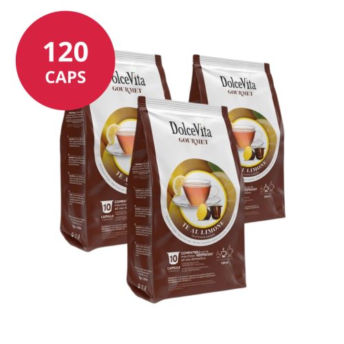 Thé au citron 120 capsules pour Nespresso