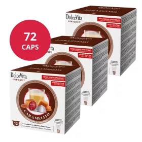 Cappuccino Caramel 72 capsules pour Dolce Gusto