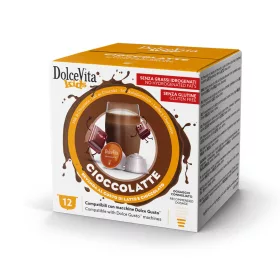   Cioccolatte - Chocolat au lait chaud 12 capsules pour Dolce Gusto