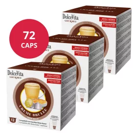 Crème Brûlée 72 capsules pour Dolce Gusto