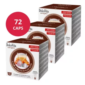   Cappuccino Caramel beurre salé 72 capsules pour Dolce Gusto 