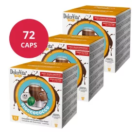 Chocolat chaud Coco 72 capsules pour Dolce Gusto