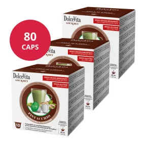 Cappuccino Pistache 80 capsules pour Nespresso