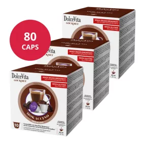 Cappuccino Crème de chocolat 80 capsules pour Nespresso