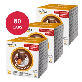   Cioccolatte - Chocolat au lait chaud 80 capsules pour Nespresso