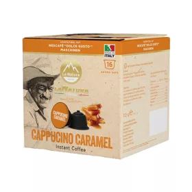 Cappuccino Caramel 16 capsules pour Dolce Gusto