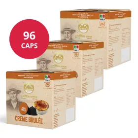 Crème Brûlée 96 capsules pour Dolce Gusto
