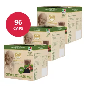 Chocolat chaud Noisette 96 capsules pour Dolce Gusto