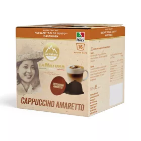 Cappuccino Amaretto 16 capsules La Natura pour Dolce Gusto