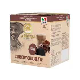 Chocolat chaud Crunchy 16 capsules pour Dolce Gusto