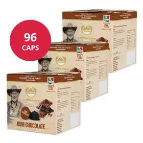Chocolat chaud saveur Rhum 96 capsules pour Dolce Gusto