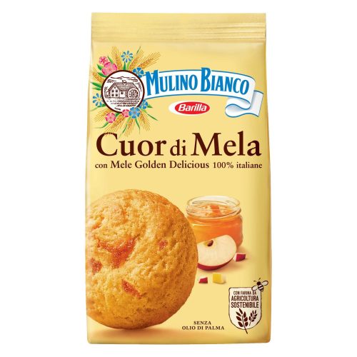 Mulino Bianco Cuor di Mela biscuits fourrés à la pommes 250g