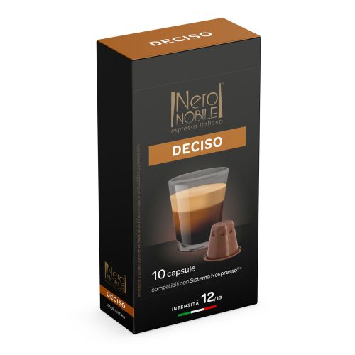 Deciso 10 capsules de café pour Nespresso