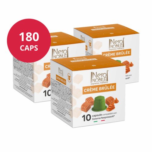 Crème Brûlée 180 capsules pour Nespresso