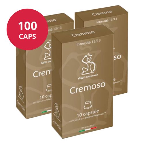 Cremoso 100 capsules pour Nespresso