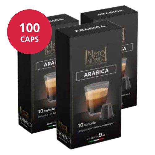 Arabica Corcovado 10x10 capsules de café pour Nespresso (100 capsules)