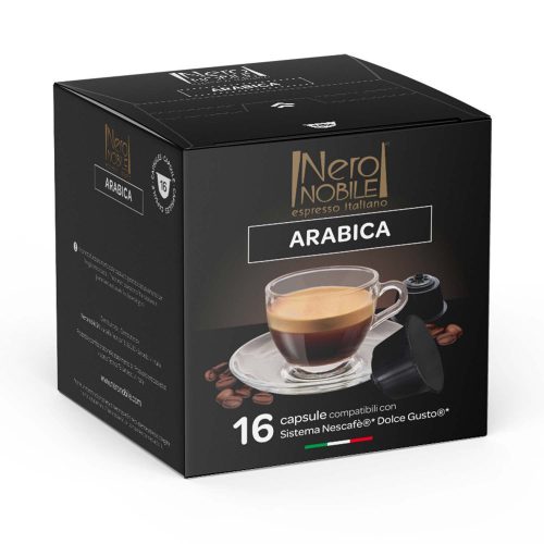 Arabica 16 capsules de café pour Dolce Gusto