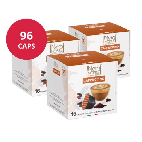 Cappuccino 96 capsules pour Dolce Gusto