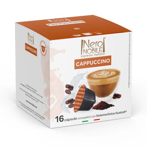 Cappuccino 16 capsules de café pour Dolce Gusto