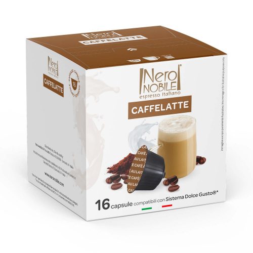 Caffe Latte 16 capsules de café pour Dolce Gusto