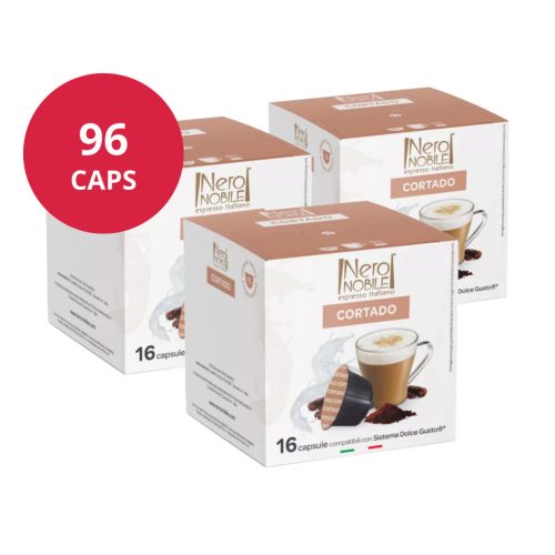 Cortado 96 capsules pour Dolce Gusto