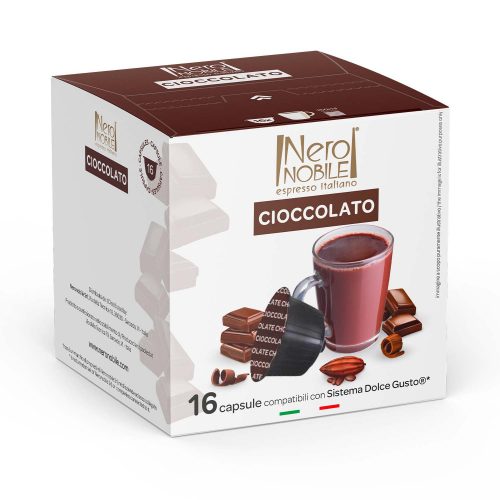 Cioccolato Chocolat chaud 16 capsules pour Dolce Gusto