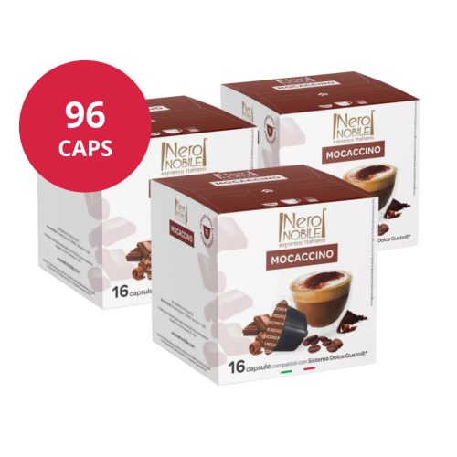 Mocaccino 96 capsules pour Dolce Gusto