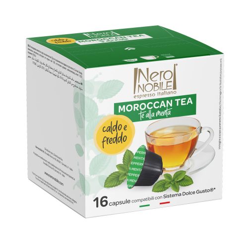 Thé à la menthe marocain 16 capsules pour Dolce Gusto