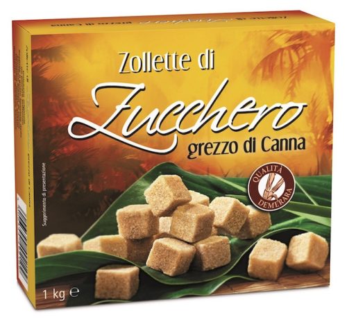 Sucre de canne brun en morceaux 1kg